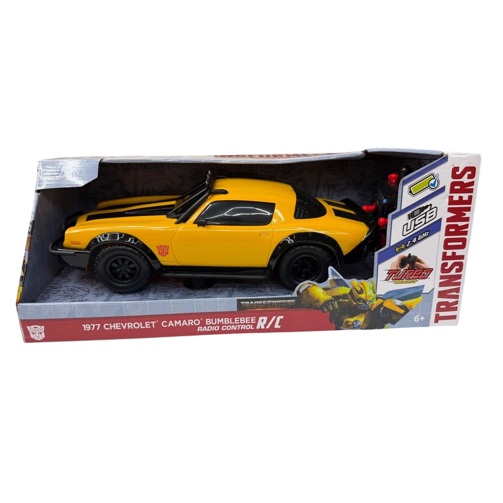 Jada Transformers Bumblebee 1977 Chevrolet Camaro RC Car Hollywood Rides 34470